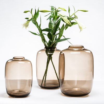 Large Bulb Vase Mocha