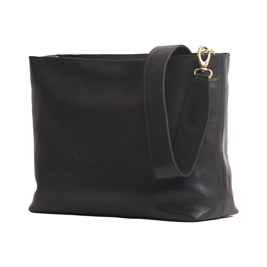 Olivia - Black Stromboli Leather