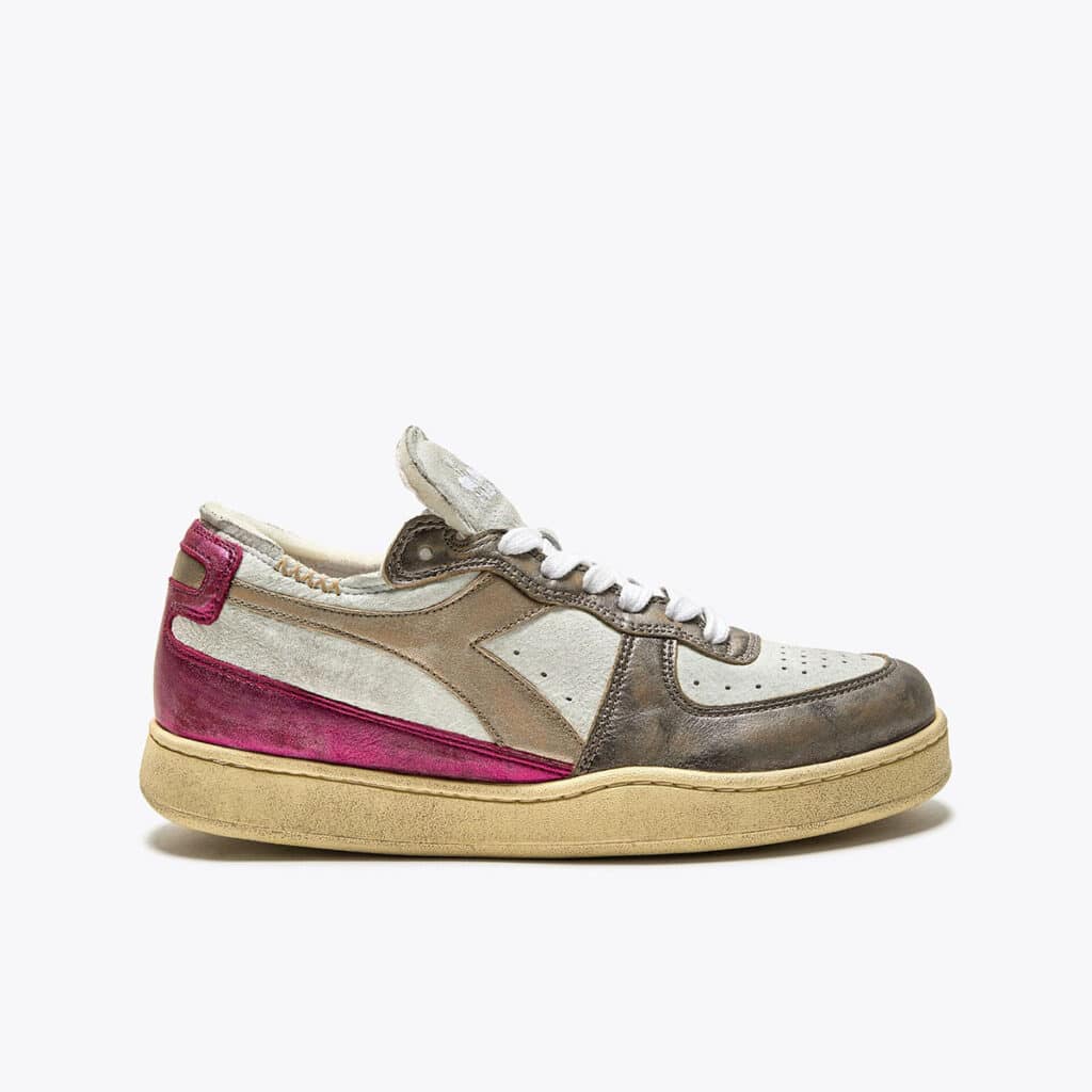 Diadora Mi Basket Row Cut Metal Pigskin Used WN Margareta