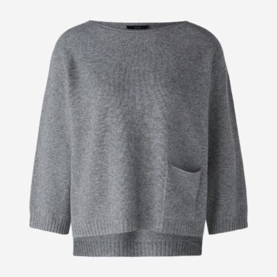 Pullover Wool Blend Grey