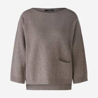 Pullover Wool Blend Taupe